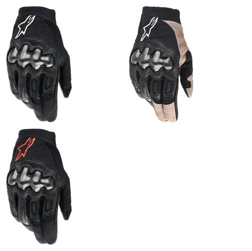 Alpinestars Megawatt Gloves Adult S M L XL 2XL 3XL Black Red White Gray Fluorescent Red Tan 1