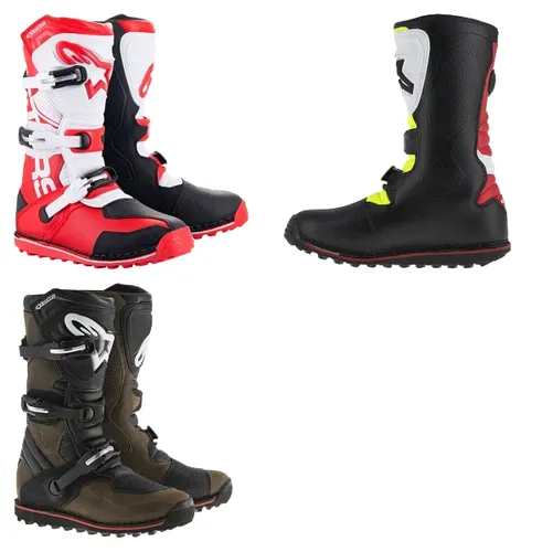 Alpinestars Tech-T Boots Adult 6 7 8 9 10 11 12 13 Red Black White Brown 1