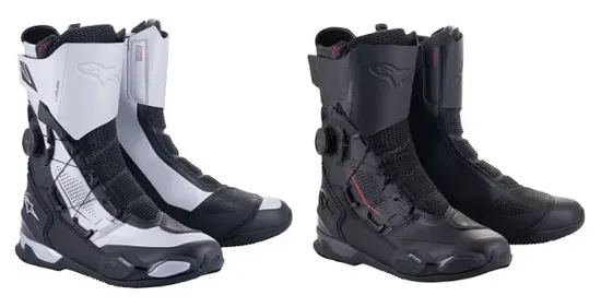 Alpinestars SP-X BOA Boots Adult 10.5 11.5 12 12.5 5 6 6.5 7.5 8 9 9.5 Black Silver 1
