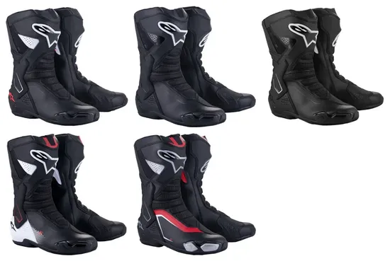 Alpinestars SMX-6 V3 Boots Adult 10 10.5 11 11.5 12 12.5 13.5 14 3.5 4 5 6 6.5 7 7.5 8 8.5 9 9.5 Black White Pink Red Silver 1