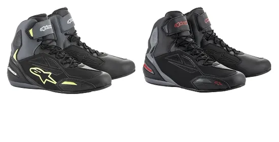 Alpinestars Faster 3 Riding Shoes Adult 12.5 13 14 6 6.5 7 7.5 Black Gray 1