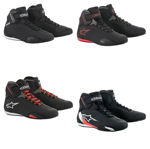 Alpinestars Sektor Shoes Adult 10 10.5 11 11.5 12 12.5 13 13.5 14 6 6.5 7 7.5 8 8.5 9 9.5 Black Gray Red White