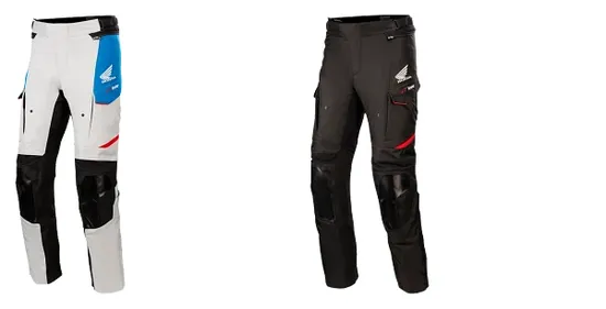 Alpinestars Adult Men Honda Andes v3 Drystar Pants S M XL 2XL 3XL 4XL Gray Blue Black