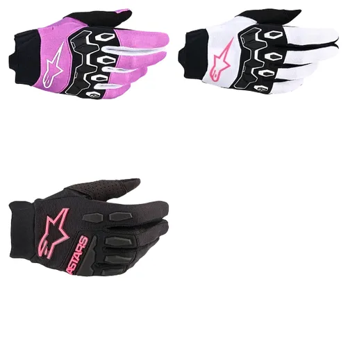Alpinestars Stella Full Bore V2 Gloves Women S M L XL Black White Purple Pink 1