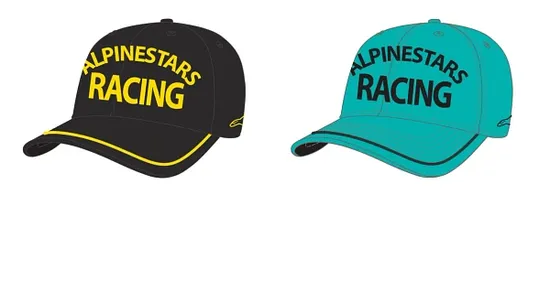 Alpinestars Adult Unisex Luminary Hat One Size Black Aqua 1