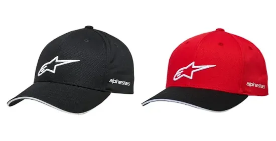 Alpinestars Adult Unisex Rostrum Hat One Size Black Red 1