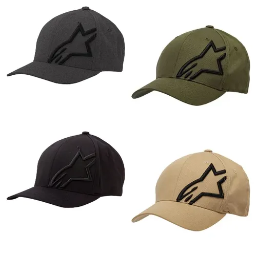 Alpinestars Adult Unisex Corp Shift 2 Curved Brim Hat L XL S M Gray Black Green Tan