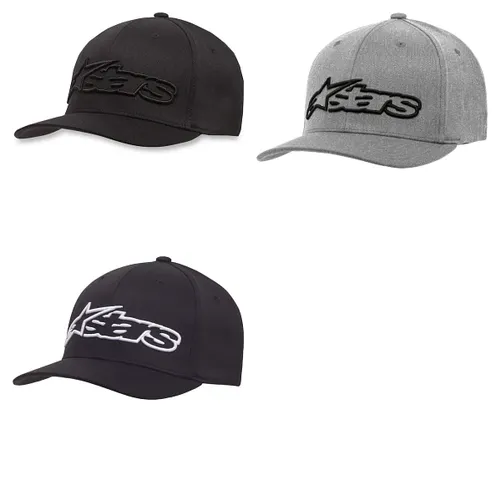 Alpinestars Adult Unisex Blaze Flexfit Hat L XL S M Black Charcoal White 1