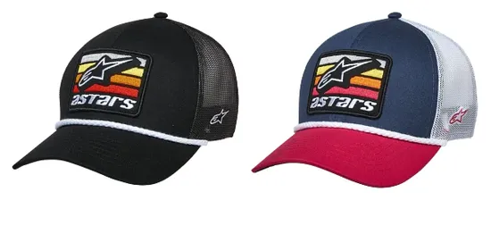 Alpinestars Adult Unisex Selica Trucker Hat One Size Black Navy Red White 1