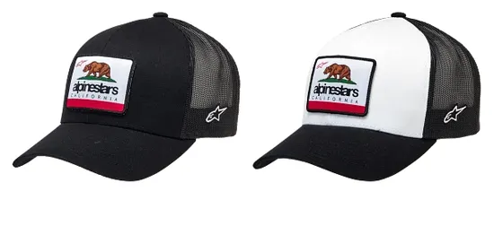 Alpinestars Adult Unisex Cali 2.0 Hat One Size Black White 1