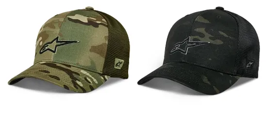 Alpinestars Adult Unisex Recon Camo Trucker Hat One Size Camo Green Black Camo Black 1