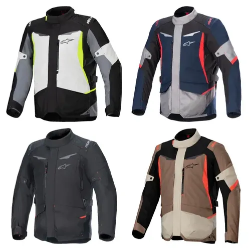 Alpinestars Adult Men ST-1 Waterproof Jacket S M L XL 2XL 3XL 4XL Black Gray Yellow Blue Brown Tan 1