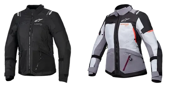 Alpinestars Adult Women Stella Andes v4 Drystar Jacket S M L XL 2XL 3XL Black Gray