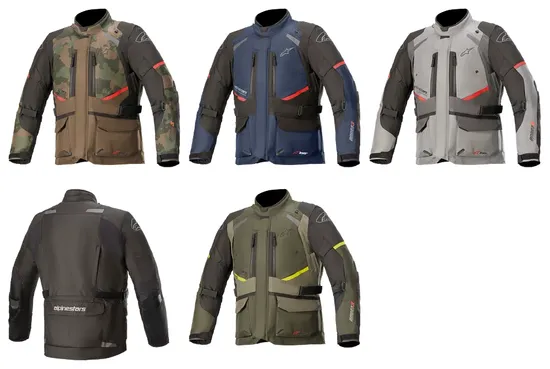 Alpinestars Adult Men Andes v3 Drystar Jacket S M L XL 2XL 3XL 4XL Camo Green Tan Brown Black Blue Gray Green