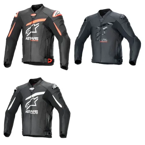Alpinestars Adult Men GP Plus R v4 Airflow Leather Jacket 38 40 42 44 46 48 50 Black White Red 1