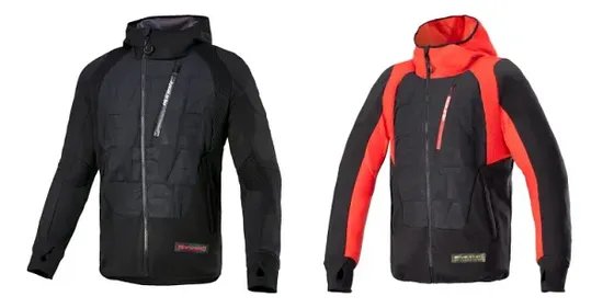 Alpinestars Adult Men MSE Hybrid Hooded Jacket S M L XL 2XL 3XL 4XL Black Red