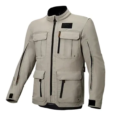 Alpinestars Adult Men Borrego Drystar Jacket S M L XL 2XL 3XL 4XL Gray Black 1