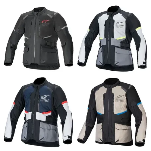 Alpinestars Adult Men Andes Air Drystar Jacket S M L XL 2XL 3XL 4XL Black Gray White Blue 1