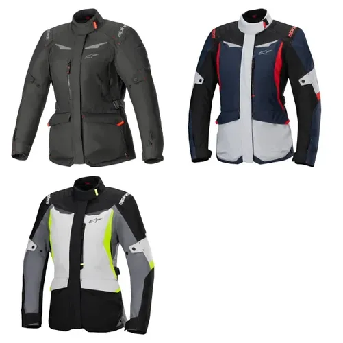 Alpinestars Adult Women Stella ST-1 Waterproof Jacket XS S M L XL 2XL Black Blue Gray Yellow
