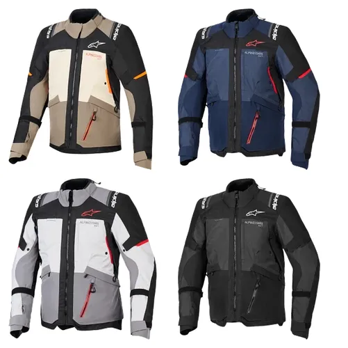 Alpinestars Adult Men Andes v4 Drystar Jacket S M L XL 2XL 3XL 4XL 5XL 6XL Tan Black Navy Gray Red 1