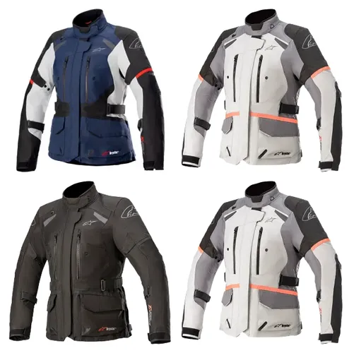 Alpinestars Adult Women Stella Andes v3 Drystar Jacket S M L XL 2XL Black Blue White Gray Cream