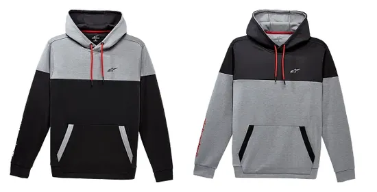Alpinestars Adult Men Focus Pullover Hoodie M L XL 2XL Black Gray