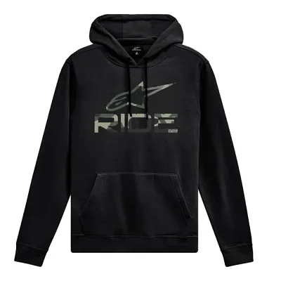 Alpinestars Adult Men Ride Camo Hoodie V3 S M L XL 2XL Black 1