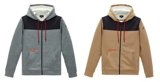 Alpinestars Adult Men Alliance Sherpa Hybrid Hoodie M L XL 2XL Black Gray Tan 1