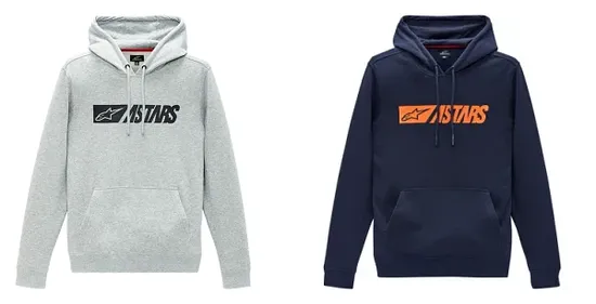 Alpinestars Adult Men Reblaze Hoodie M L XL 2XL Gray Navy 1