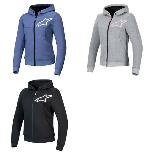 Alpinestars Adult Women Stella Chrome v2 Sport Hoodie S M L XL 2XL Blue Purple White Gray Pink Black 1