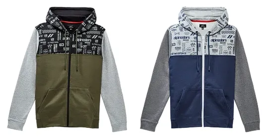 Alpinestars Adult Men Perpetuity Hoodie M L XL 2XL Green Gray Blue 1