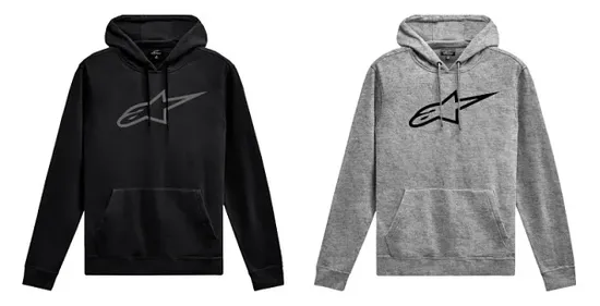 Alpinestars Adult Men Ageless Hoodie V3 M L XL Black Gray 1
