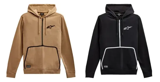 Alpinestars Adult Men Bound Hoodie M L XL 2XL Tan Black 1