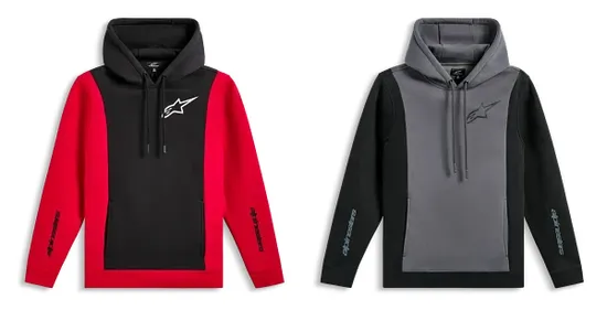Alpinestars Adult Men Ignite Hoodie S M L XL 2XL Red Black Gray 1