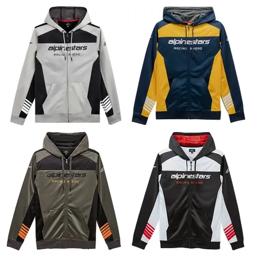 Alpinestars Adult Men Sessions II Hoodie M L XL 2XL Gray Black Navy Gold Charcoal Orange Red White 1
