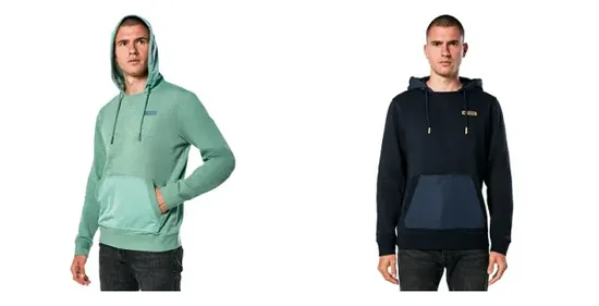 Alpinestars Adult Men Rooted Pullover Hoodie M L XL 2XL Green Navy 1