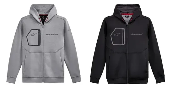 Alpinestars Adult Men Convex Tech Hoodie M L XL 2XL Gray Black 1
