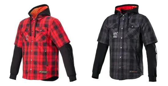 Alpinestars Adult Men MO.ST.EQ Tartan Jacket S M L XL 2XL 3XL 4XL Black Red Gray 1