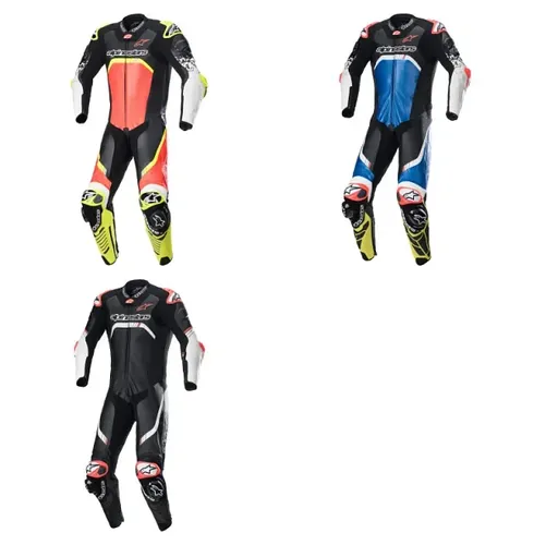 Alpinestars Adult Men GP Tech Suit v4 38 40 42 44 46 48 Black Red Yellow Blue White 1