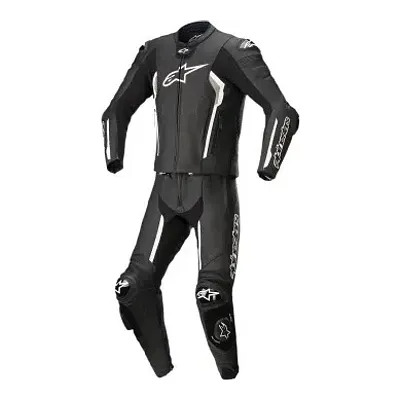 Alpinestars Adult Men Missile 2pc Suit 38 40 42 44 46 48 50 Black White 1