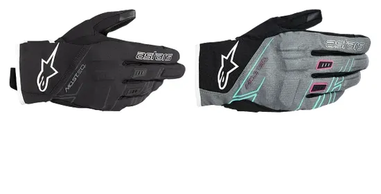 Alpinestars Stella Moblast WP Gloves Adult XS S M L XL 2XL Black White Gray Aqua 1