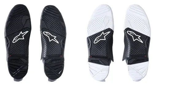 Alpinestars Adult Tech 7 Boot Replacement Sole 5 6 7 8 9 10 11 12 13 14 15 16 Black White