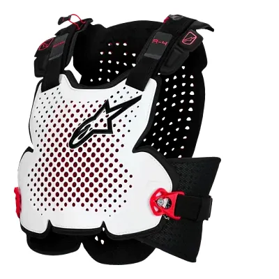 Alpinestars Adult Men A-4 Plasma Chest Protector M L XL 2XL Black Red White