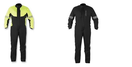 Alpinestars Adult Men Hurricane Rainsuit S XL 3XL Black Fluorescent Yellow Gray 1