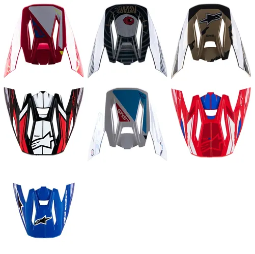 Alpinestars S M5 Helmet Visor Adult Red White Yellow Black Gray Gold Tan Blue Action Solar Flare Rover Corp Shift 1
