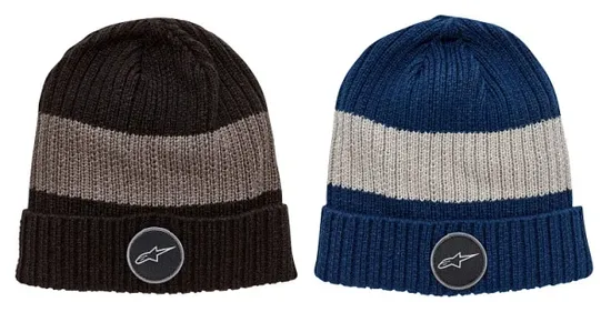 Alpinestars Adult Unisex Ward Beanie One Size Black Gray Blue 1