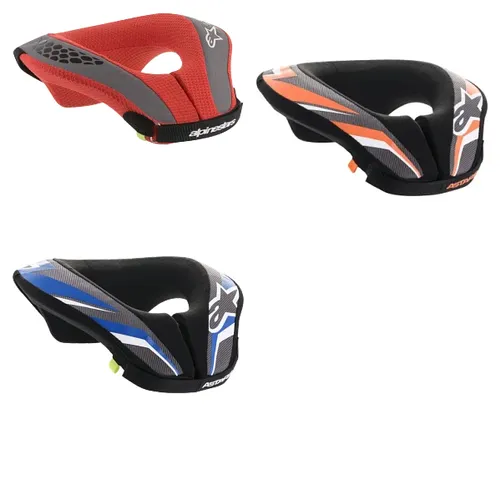 Alpinestars Youth Unisex Youth Sequence Neck Roll S M L XL Black Red Orange Blue 1