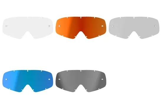 Alpinestars Clear Mirror Red Gray Smoke Blue Silver Youth Vision Goggle Lens