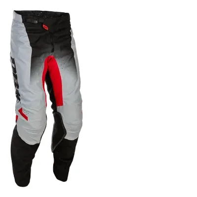 Fly Racing Adult Youth Men Unisex Kinetic DBK Pants 18 20 22 24 26 28 30 32 34 36 38 40 42 Gray Black Red 1