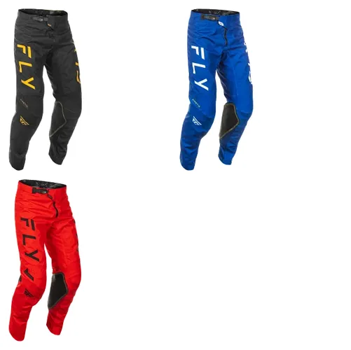 Fly Racing Adult Men Kinetic Center Pants 28 30 32 34 36 38 40 42 Black Gold Navy White Red 1